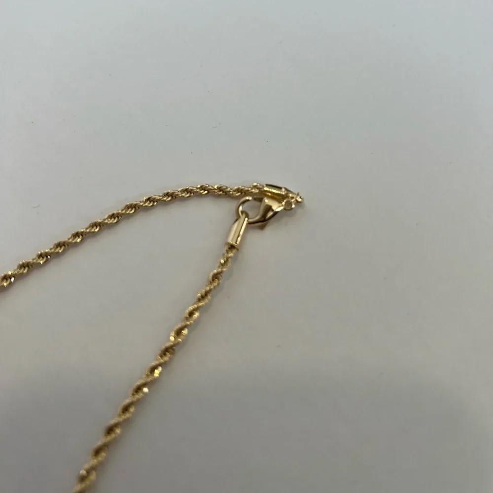 14k gold filled rope necklace - Picture 3 of 5